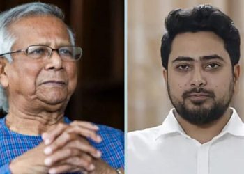 ড. ইউনূস পদত্যাগের বিষয়ে বিবেচনা করছেন: নাহিদ ইসলাম