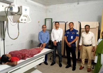 ঝালকাঠি সদর হাসপাতালে এক্সরে মেশিন দীর্ঘ ৪ মাস পর চালু