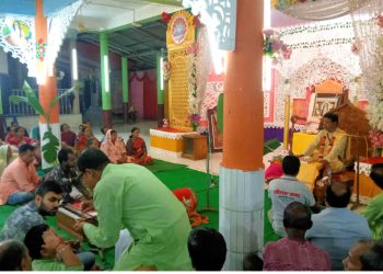 ঝালকাঠিতে বিশ্ব মানবতার কল্যানে ৭দিনব্যাপী শ্রী শ্রী গুরু সংঘের গুরু পূর্নিমা উপলক্ষ্যে উৎসব