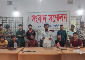 নলছিটিতে স্বেচ্ছাসেবক দলের আহবায়ক ও সদস্য সচিবের বিরুদ্ধে সংবাদ সম্মেলন