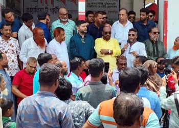 কাঁঠালিয়া উপজেলা বিএনপি’র উদ্যোগে গণঅভ্যুত্থানের বর্ষপূর্তি উপলক্ষে  শোভাযাত্রা ও পথসভা অনুষ্ঠিত