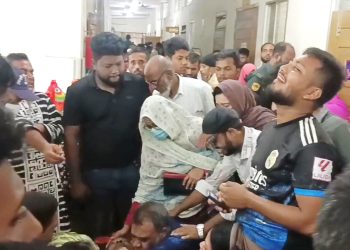 রাজাপুরে বাসের ধাক্কায় উপজেলা বিএনপির সাধারন সম্পাদক নাসিম নিহত, উপজেলা জুড়ে শোক
