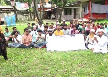 ঝালকাঠির নলছিটি স্বাস্থ্য কমপ্লেক্সে পর্যাপ্ত চিকিৎসক পদায়ন, সিজারিয়ান অপারেশন, আল্টাসনোগ্রাম চালুসহ ১০ দফা দাবিতে অবস্থান কর্মসূচি পালন