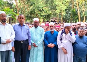 ঝালকাঠি-১ আসনে বিএনপির মনোনয়ন প্রত্যাশী সেলিম রেজাকে অভ্যর্থনা জানালেন নেতাকর্মীরা