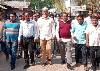 লকডাউন প্রতিরোধে কাঠালিয়ায় বিএনপির অবস্থান কর্মসূচি ও বিক্ষোভ মিছিল