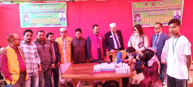 কাঠালিয়ায় লায়ন্স ক্লাব অব ঢাকা ল’ এন্ড জুরিস্টের ফ্রি চক্ষু ক্যাম্প অনুষ্ঠিত