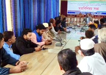 কাঠালিয়ায় সদ্য যোগদানকৃত ইউএনও’র সাথে সাংবাদিকদের মত বিনিময়