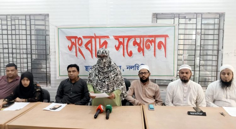 ঝালকাঠিতে হাদির পরিবারের সংবাদ সম্মেলন: শুধু শুটার নয়, পুরো চক্রের বিচার দাবি