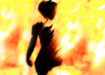 বামনায় আগুনে পুড়ে তিন বছরের শিশুর মৃত্যু ; বাবা হাসপাতালে