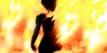 বামনায় আগুনে পুড়ে তিন বছরের শিশুর মৃত্যু ; বাবা হাসপাতালে