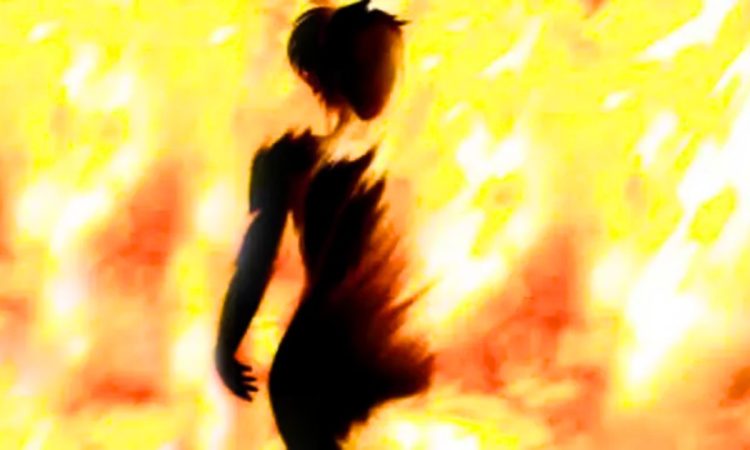 বামনায় আগুনে পুড়ে তিন বছরের শিশুর মৃত্যু ; বাবা হাসপাতালে