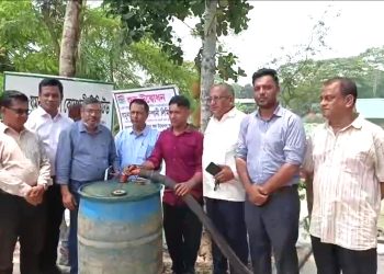 ঝালকাঠিতে দীর্ঘ দুই বছর পরে যমুনা ওয়েল বার্জ ডিপুতে ডিজেল বিক্রি শুরু