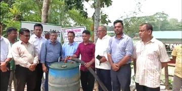 ঝালকাঠিতে দীর্ঘ দুই বছর পরে যমুনা ওয়েল বার্জ ডিপুতে ডিজেল বিক্রি শুরু