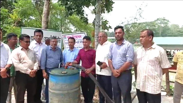 ঝালকাঠিতে দীর্ঘ দুই বছর পরে যমুনা ওয়েল বার্জ ডিপুতে ডিজেল বিক্রি শুরু