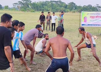 কাঠালিয়ায় গ্রাম বাংলার ঐতিহ্যবাহী হাডুডু খেলা অনুষ্ঠিত