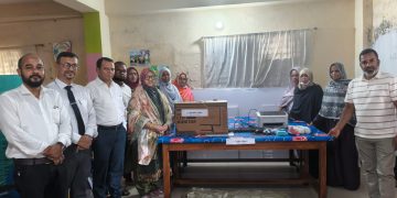 জিয়াউদ্দিন হায়দারের উদ্যোগে ঝালকাঠির বুদ্ধিপ্রতিবন্ধী বিদ্যালয়ে শিক্ষা উপকরণ বিতরণ