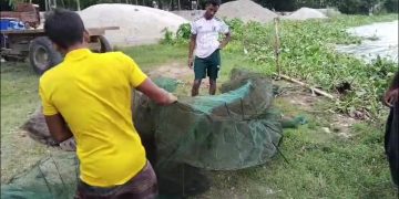 মৎস্য সুরক্ষায় ঝালকাঠিতে যৌথ অভিযানে জব্দ ২২ হাজার মিটার অবৈধ জাল