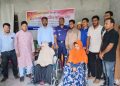 কাঠালিয়া প্রেসক্লাবের উদ্যোগে হুইলচেয়ার,ঢেউটিন, সেলাই মেশিন ও ফ্যান বিতরণ