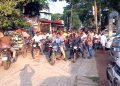 আওয়ামী লীগের নৈরাজ্যের প্রতিবাদে ঝালকাঠিতে জাসাসের বিক্ষোভ সমাবেশ